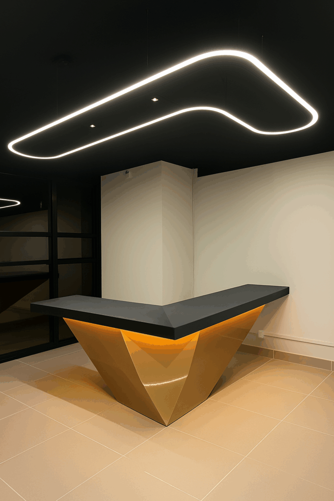 Luminaria LED curvas Arcus